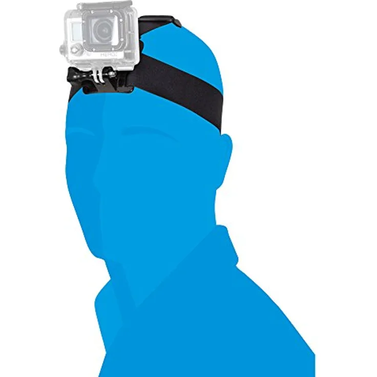 DÖRR Stretch-Kopfband GP-05 mit Kameraaufnahme für GoPro Kameras