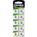 Camelion 12051005 Alkaline Knopfzellen ohne Quecksilber AG5-LR48-LR754-393-1,5 Volt, 10er-Pack
