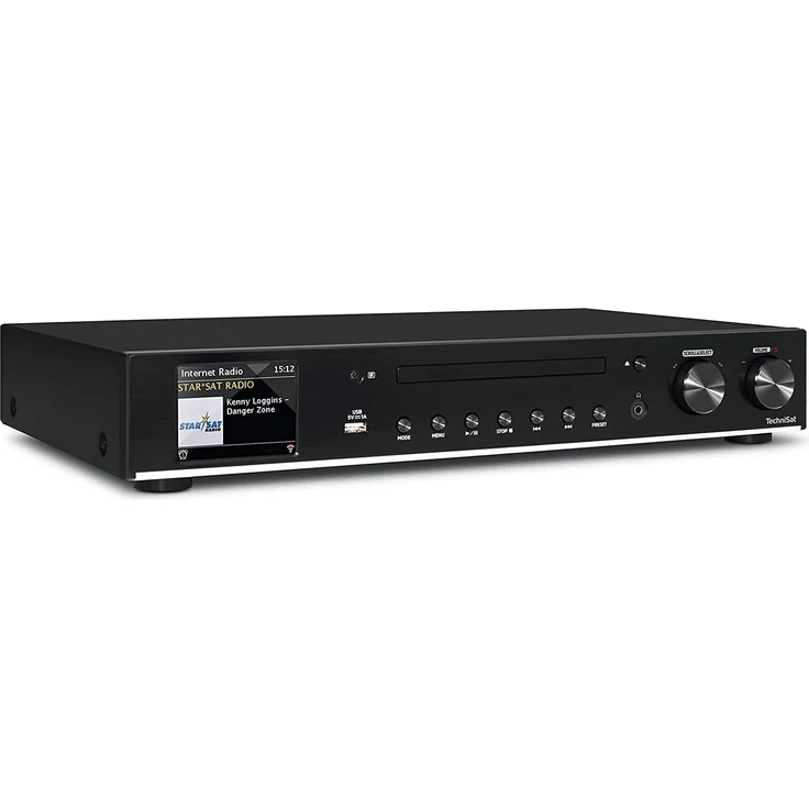 TechniSat DIGITRADIO 143 CD – HiFi-Tuner Internetradio (DAB+ Digital-Radio, UKW, Wi-Fi Audio-Streaming, Bluetooth, Spotify Connect, CD-Player, Fernbedienung, Breite 43,5 cm) schwarz – Bild 3