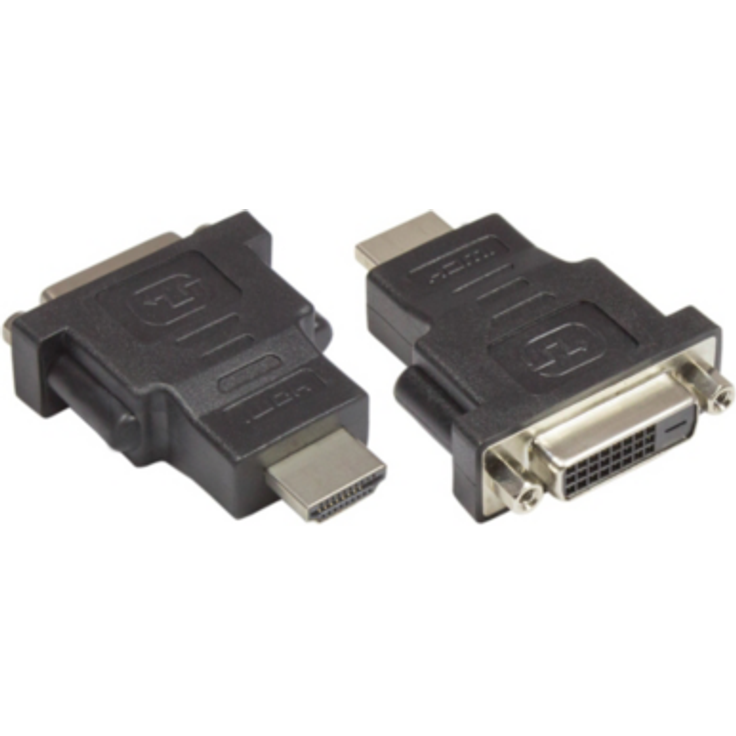 Good Connections - Videoanschluß - HDMI / DVI - DVI-D (W) bis HDMI (M) - geformt (DVI-HDMI)