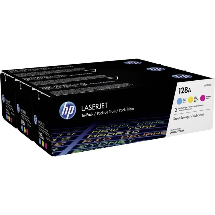 Hewlett-Packard HP 128A (CF371AM) 3-farbig (CF371AM)