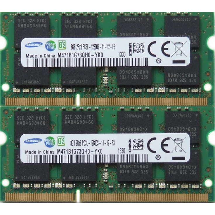 Samsung M471B1G73QH0-YK0 interner Speicher (SO-DIMM, DDR3L-1600, 8GB)