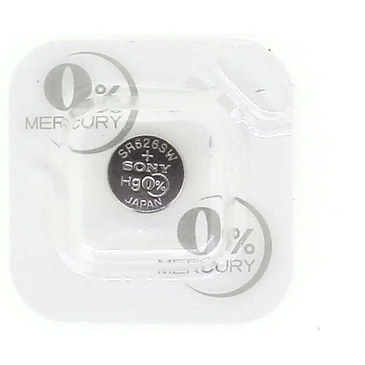 Sony Knopfzellen SR626SW Batterie 377 Silberoxid 1,55V für Armbanduhren