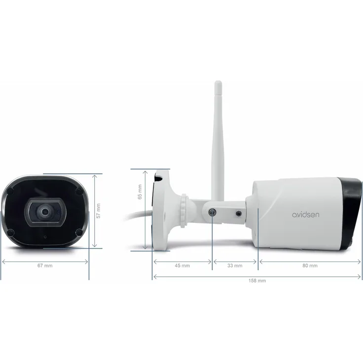Avidsen WLAN IP Kamera, Außenkamera, 1080p