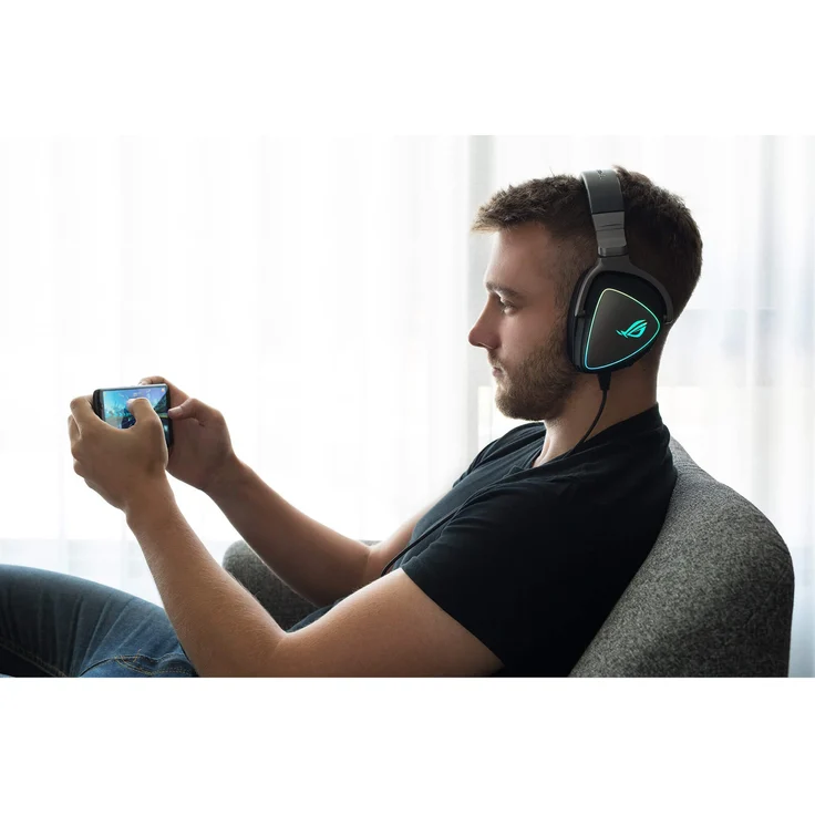 ASUS ROG Delta Gaming Headset (Aura Sync, USB-Type C, ESS-Quad-DAC) – Bild 6