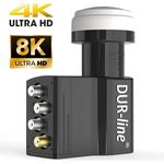 DUR-line UK 104 - Unicable LNB 0.1 db 4K / 8K UHDTV tauglich