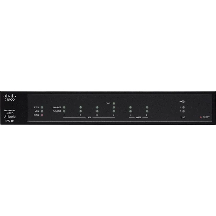Cisco RV340 2 WAN 4 LAN 3G-4G USB Support