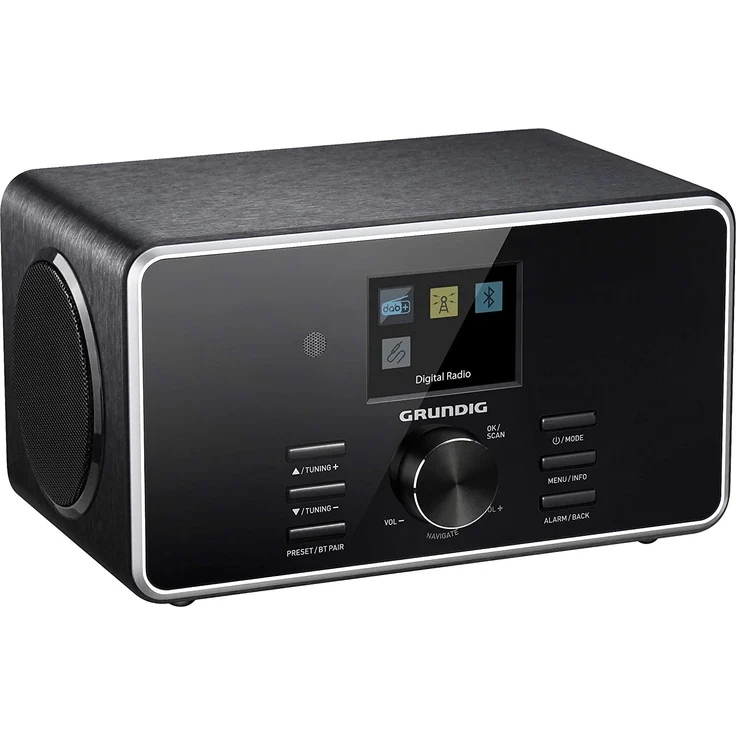 Grundig DTR 4500 BT Digitalradio mit Bluetooth, TFT-Display, schwarz – Bild 2