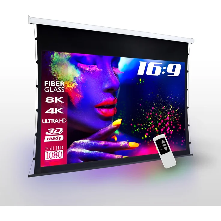 ESMART Professional TATENSO Tension Leinwand 244 x 137 cm (110'') 16:9 – Bild 1