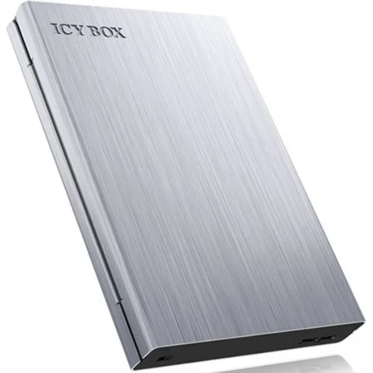ICY BOX Externes 2,5 Zoll Gehäuse für Festplatten und SSD, Schreibschutz gegen Datenverlust-Virusinfektion, USB 3.0 Anschluss, SATA III, UASP