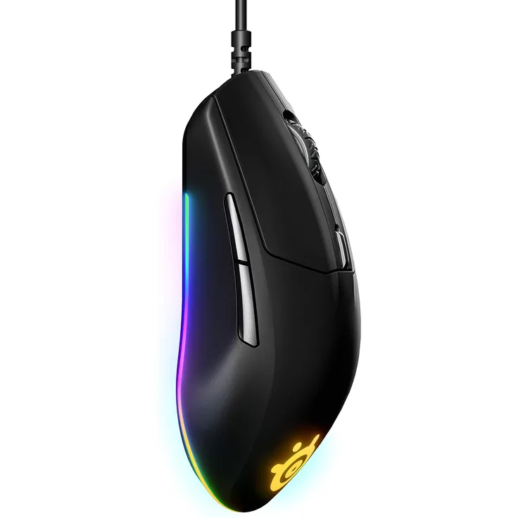 SteelSeries Rival 3 Gaming Mouse - 8,500 CPI TrueMove Core Optical Sensor - 6 Programmable Buttons - Split Trigger Buttons - Brilliant Prism RGB Lighting