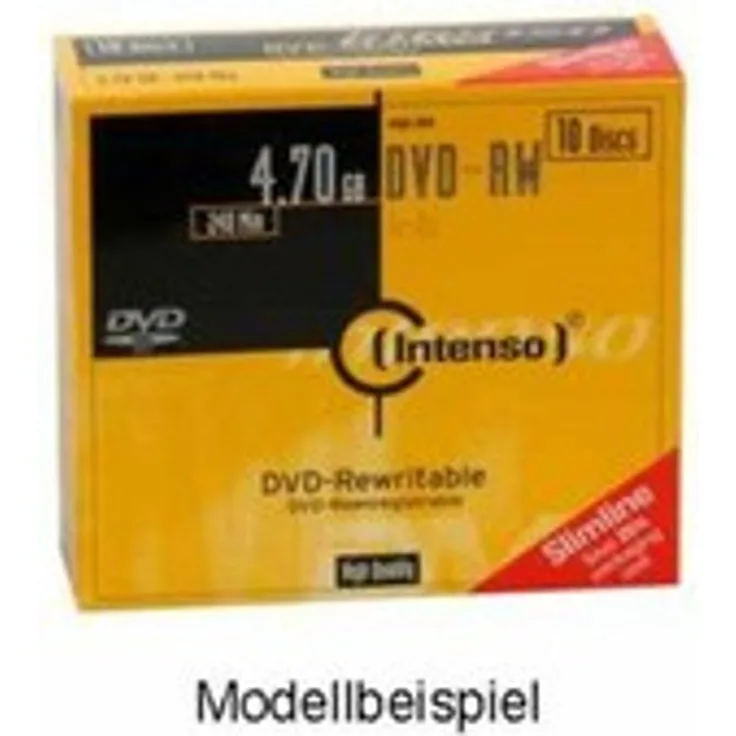 Intenso DVD-RW 4,7GB 10er Slimcase 4x