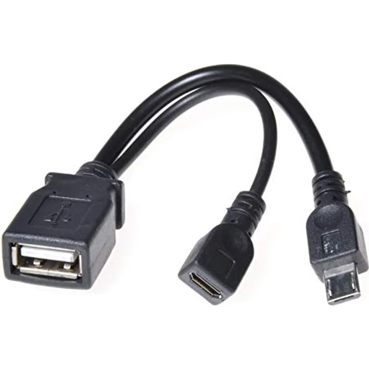 PremiumCord USB-Adapterkabel USB A-Buchse + Micro USB-OTG-Stecker