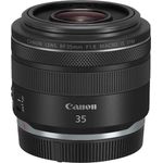 Canon Objektiv RF 35mm F1.8 IS STM Makro für EOS R (Festbrennweite, 52mm Filtergewinde, Bildstabilisator, Autofokus) schwarz