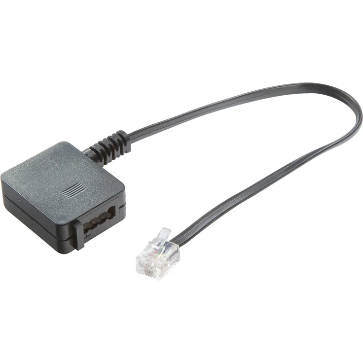 Vivanco Telefonadapter (TAE-F Kupplung - RJ 11 Stecker)