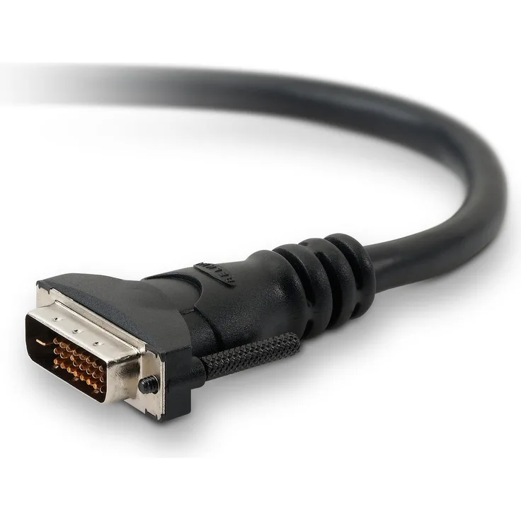 Belkin - DVI-Kabel - DVI-D (M) bis DVI-D (M) - 1.8 m - geformt, Daumenschrauben