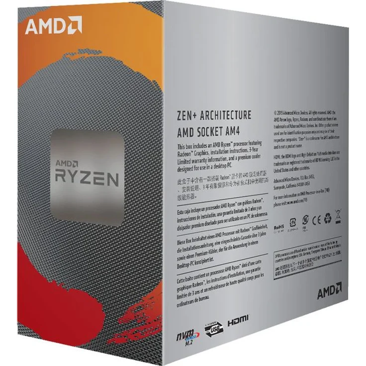 AMD Ryzen 3 3200G, 4 Kerne (4 Threads), 3,6 - 4 GHz, Boxed (YD3200C5FHBOX) – Bild 3