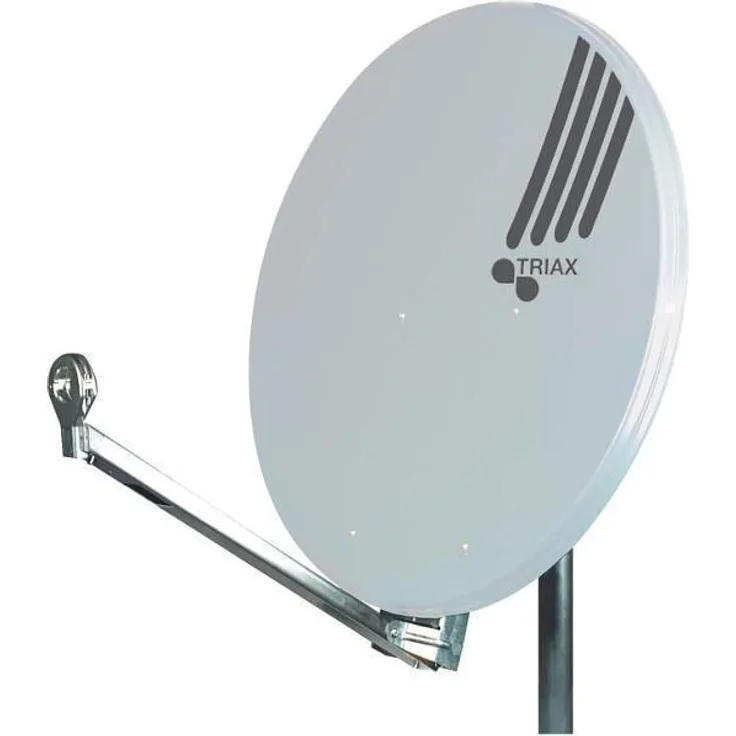 Triax Hit FESAT 75 Grau Satellitenantenne - Satellitenantennen (37,3 dBi, 10,7-12,75 GHz, 15-45°, 21°, 750 mm, 800 mm)