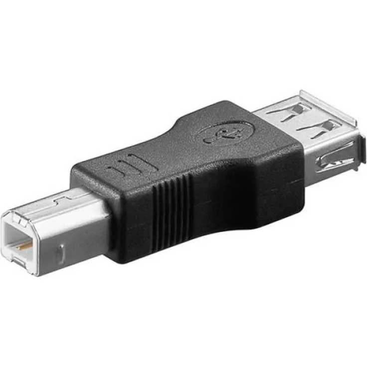 Wentronic Goobay USB 2.0 Hi-Speed Adapter, USB 2.0-Buchse (Typ A) - USB 2.0-Buchse (Typ A) > USB 2.0-Stecker (Typ B) (50291)
