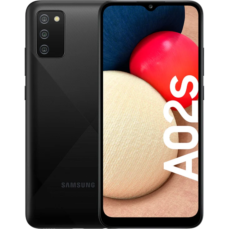 Samsung Galaxy A02s Smartphone 16,51cm (6,5 Zoll) IPS-Display, 32GB interner Speicher, 3GB RAM, Dual-SIM, Android, Schwarz – Bild 1