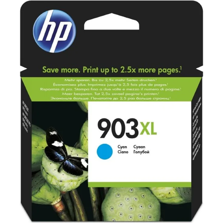 HP 903XL Blau Original Druckerpatrone mit hoher Reichweite für HP Officejet 6950, HP Officejet Pro 6960, 6970