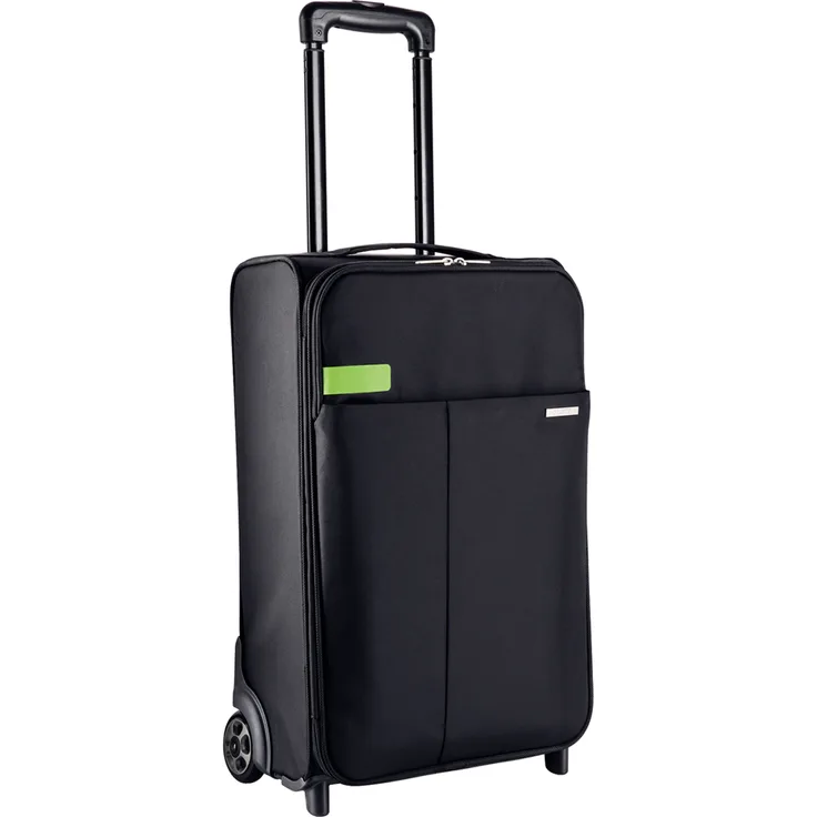 Leitz Complete 2-Rollen Handgepäck Trolley Smart Traveller, Schwarz, 62100095