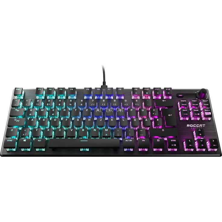 ROCCAT VULCAN TKL - Tastatur - mit Lautstärkerad - backlit - USB - QWERTZ - Deutsch - Roccat Titan Linear Switch (ROC-12-270) – Bild 1
