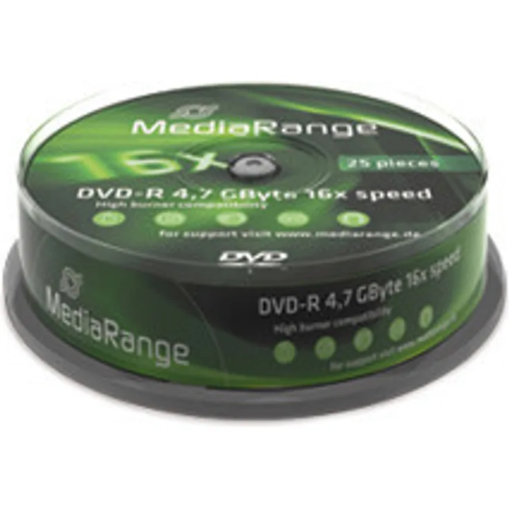 MediaRange MR403 DVD-R 4,7GB (16x Speed, 25 Stück)