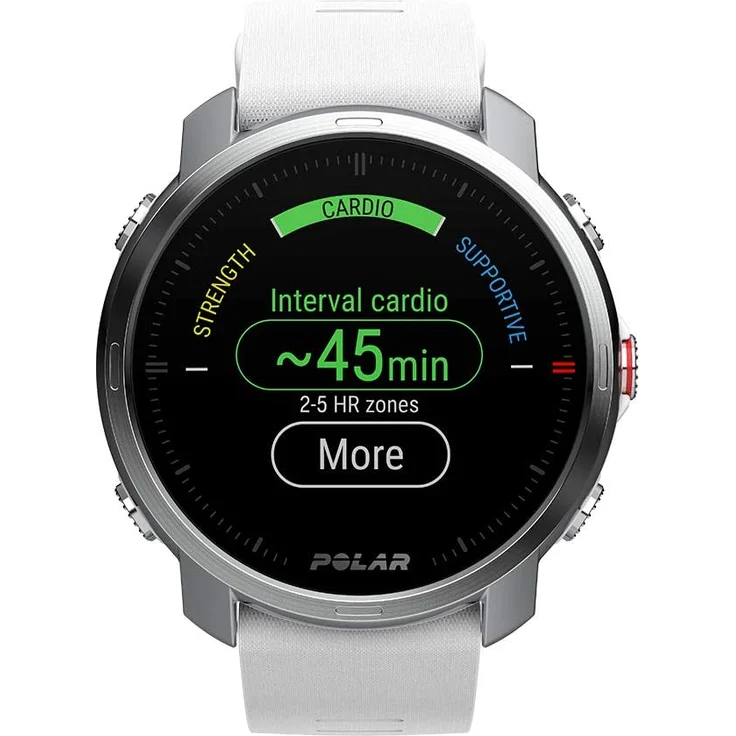 Polar Grit X Multisportuhr GPS, Unisex, M/L, Edelstahlgehäuse, Silber/Weiß (90081735) – Bild 3