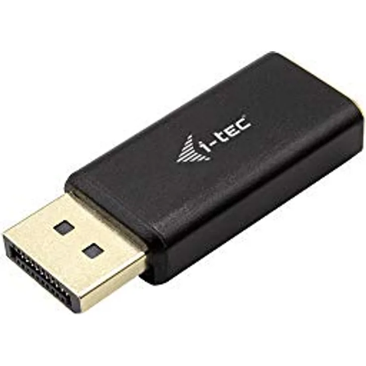 I-TEC Adapter DisplayPort zu HDMI Aufloesung 4K/60 Hz vergoldeter DP-Stecker