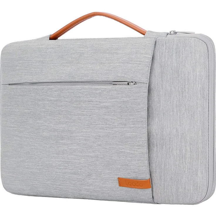 Lacdo 11-15,6 Zoll wasserabweisend Laptop Sleeve Tasche/Laptop Computer Tasche/Aktentasche/Ultrabook Laptop Tasche/Tasche Mehrfarbig hellgrau 15 Inches – Bild 1