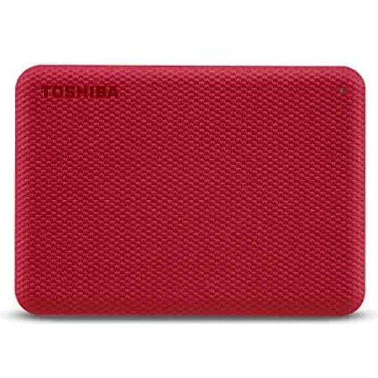 Toshiba Canvio Advance - Festplatte - 2 TB - extern (tragbar) - 2.5 Zoll (6.4 cm) - USB 3.2 Gen 1 - Rot (HDTCA20ER3AA)
