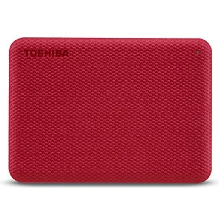 Toshiba Canvio Advance - Festplatte - 2 TB - extern (tragbar) - 2.5 Zoll (6.4 cm) - USB 3.2 Gen 1 - Rot (HDTCA20ER3AA) – Bild 1