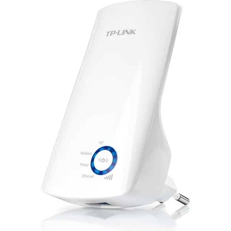 TP-Link TL-WA850RE(DE) WLAN Repeater (300 Mbit-s, App Steuerung, 1 Port, WPS, LED abschaltbar, Deutschsprachige Version, kompatibel mit allen WLAN Geräten)