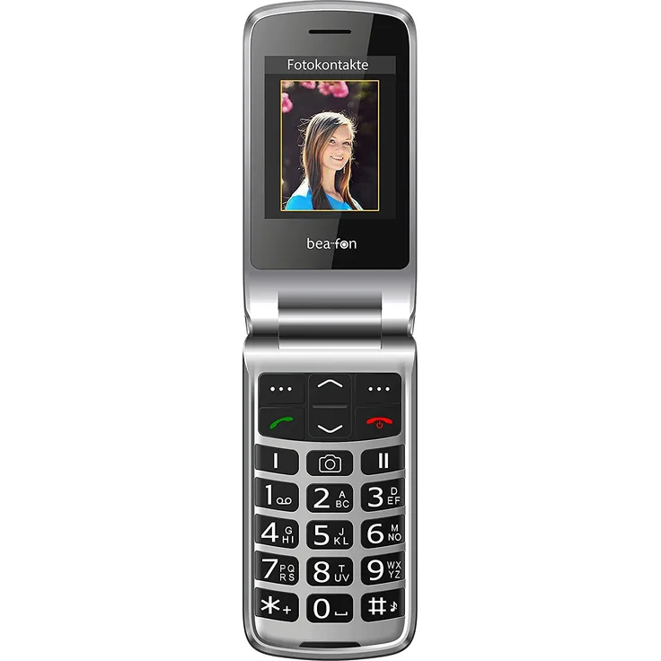 Beafon SL645 Seniorenhandy 7,11cm (2,8 Zoll) Farbdisplay, Schwarz