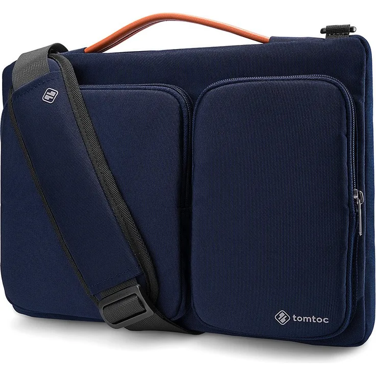 tomtoc 360 Laptop Schultertasche blau dunkelblau 13 Inch for New MacBook Air & Pro
