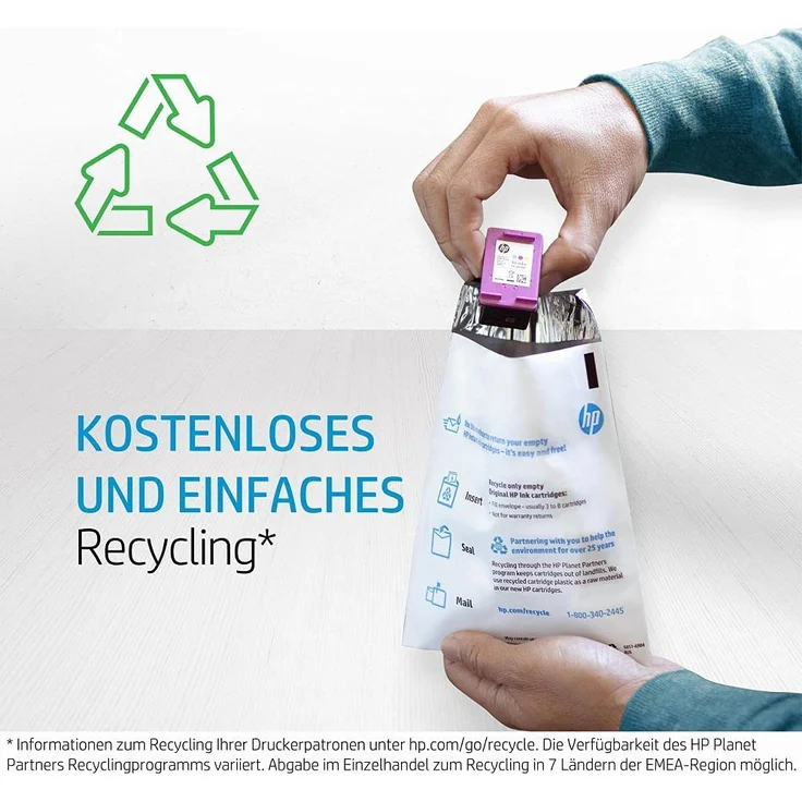 HP 303 Multipack Original Druckerpatronen für HP ENVY Photo 6230, 7130, 7830, Schwarz, Cyan, Magenta, Gelb, Standard (3YM92AE) – Bild 8