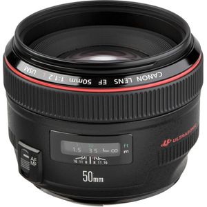 Bild für Canon Objektiv EF 50mm F1.2L USM für EOS (Festbrennweite, 72mm Filtergewinde, Autofokus)