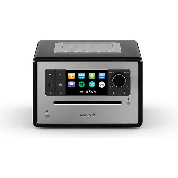 Sonoro Elite CD-Radio mit Bluetooth, WLAN, LCD-Display, schwarz - Preisvergleich – Bild 1