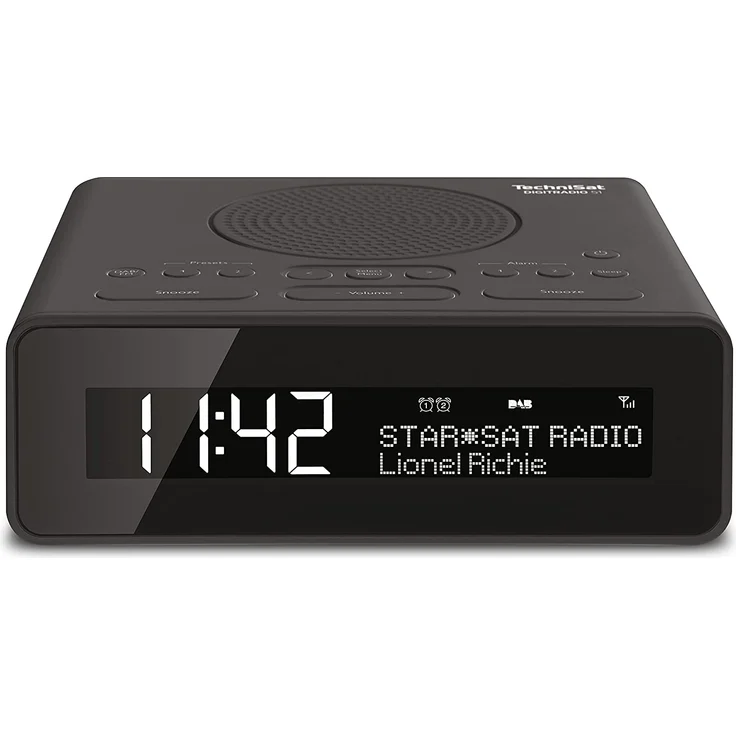 TechniSat Digitradio 51 Radiowecker mit Wecker, LCD-Display, schwarz – Bild 2