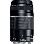 Canon Teleobjektiv EF 75-300mm F4.0-5.6 III für EOS (58mm Filtergewinde, Autofokus) schwarz