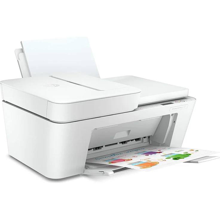 HP DeskJet Plus 4110 (4-in-1) Multifunktionsdrucker - Farbe, Druckgeschwindigkeit: 8,5 s/w, 5,5 Farbe, Auflösung: 1200 x 1200, USB, WLAN, AirPrint, Mobile Print (7FS81B) – Bild 3