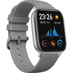 Amazfit GTS Smartwatch GPS, Unisex, Einheitsgröße, Aluminiumgehäuse, Silikonarmband, Grau