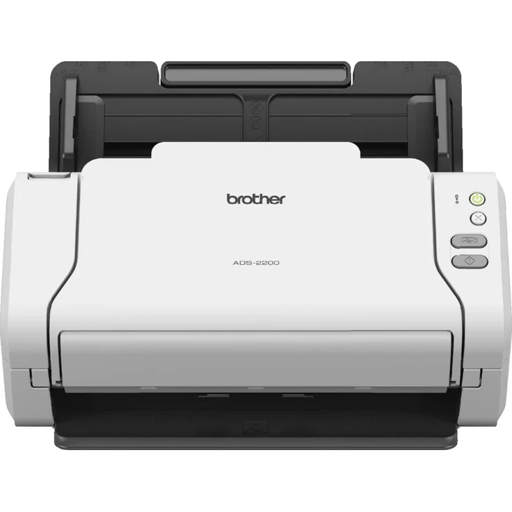 Brother ads-2200 Dokumenten-Scanner Desktop mit Duplex, Weiß – Bild 2