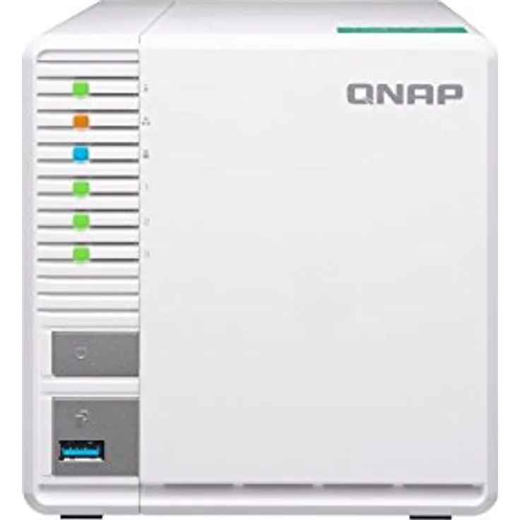 QNAP TS-328 Desktop NAS Gehäuse mit 2 GB DDR4 RAM, Powerful 3-Bay Storage Server