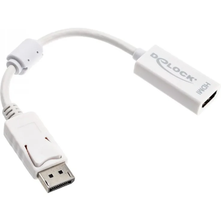 DeLock Adapter Displayport-St > HDMI-Bu Weiss
