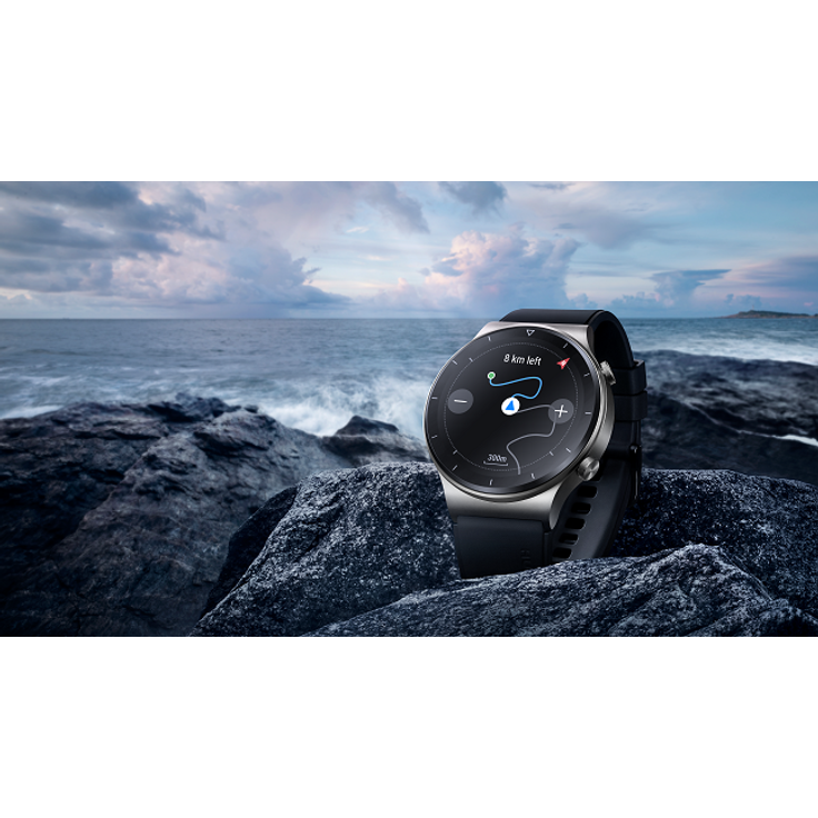 Huawei Watch GT 2 Pro Smartwatch, Unisex, 46,7mm, Metallgehäuse, Night Black – Bild 7