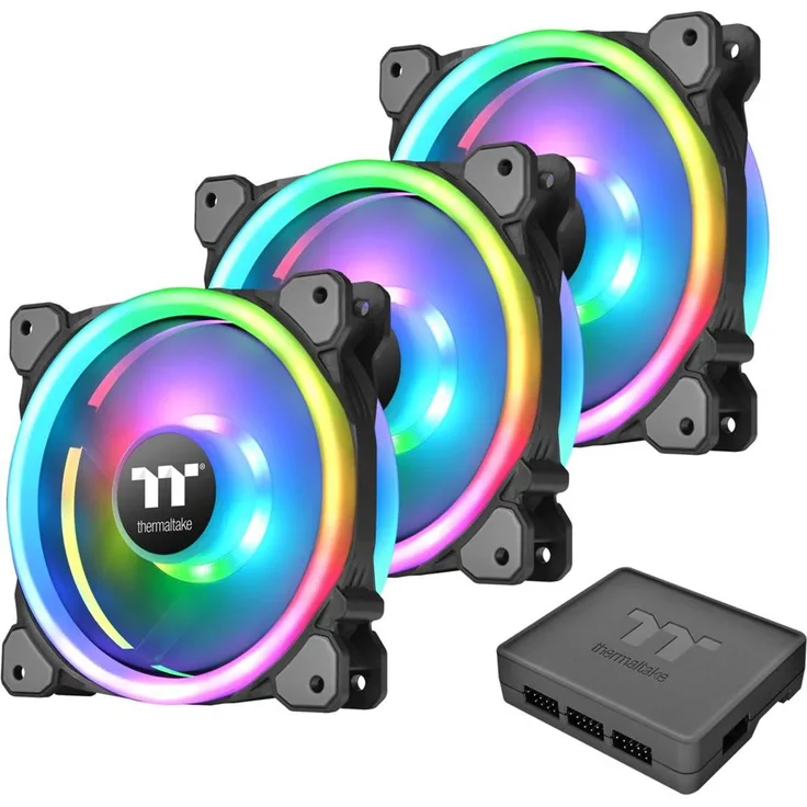 Thermaltake Riing Trio 14 LED RGB Radiator Fan TT - Premium Edition - System Schrank-Gebläseset - 140 mm