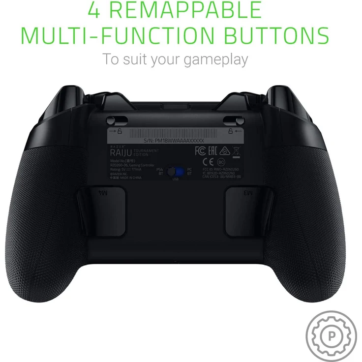 Razer Raiju Tournament Edition 2019 Classic Black Schwarz (RZ06-02610400-R3G1) (PC, PS4) – Bild 4