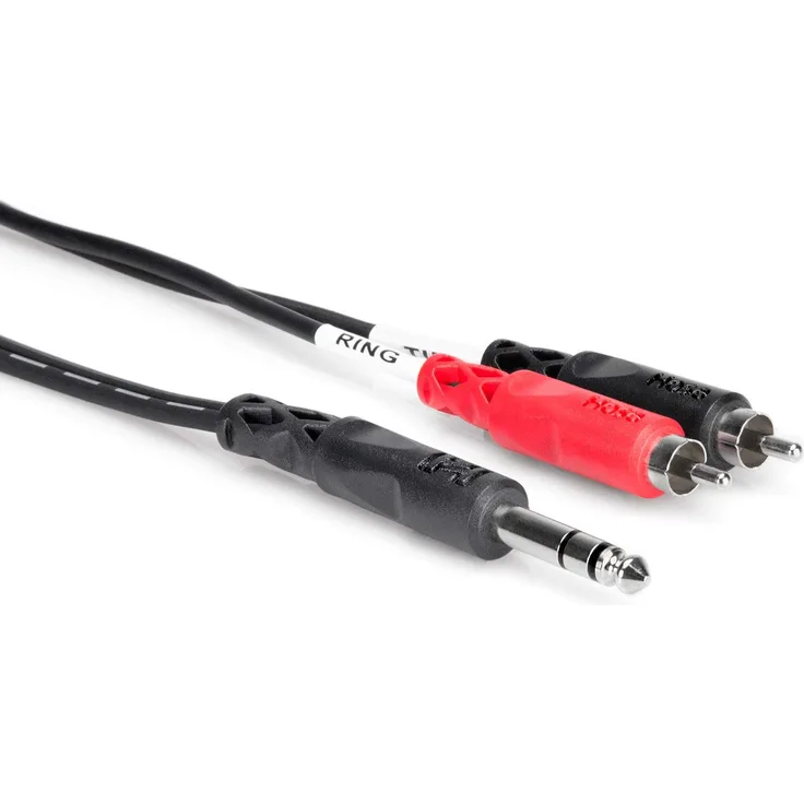 Hosa TRS202 Insert Kabel 6,3mm TRS-Klinke 2m